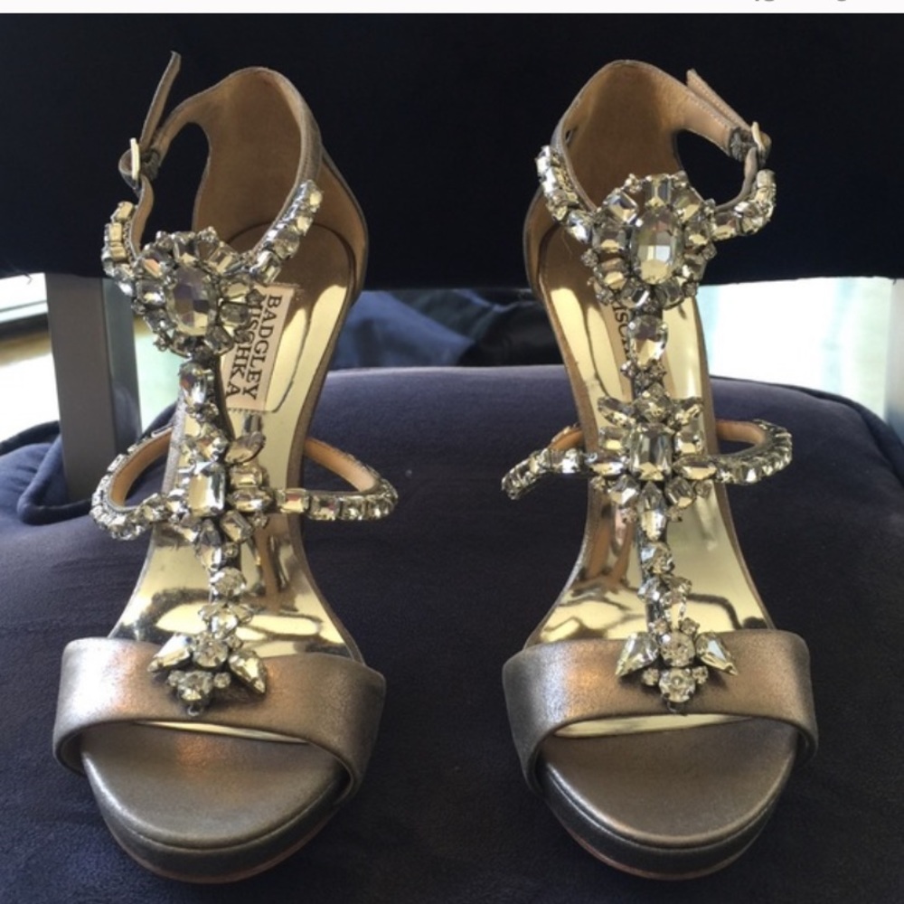 Rhinestone Crystal Evening Heels